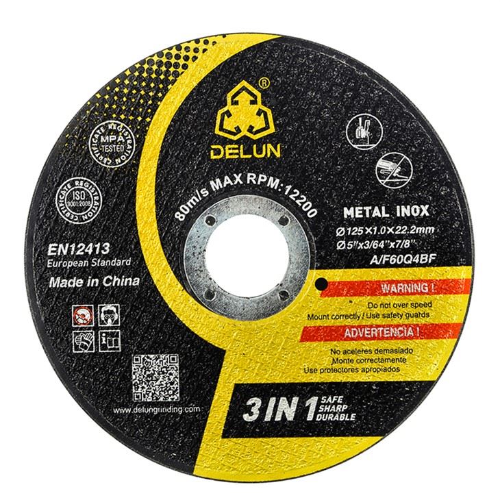 5"125x1.0x22.23mm Diosca Meilt scríobach Saincheaptha i Díolachán Te