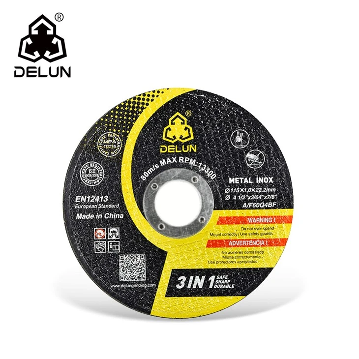 DEUN 4.5inch 115mm T41 Diosca Gearradh Cruach Babhta Roth Scríobach Ocsaíd Alúmanam Maol Soláthraí tSín Tacaíocht Saincheaptha OEM